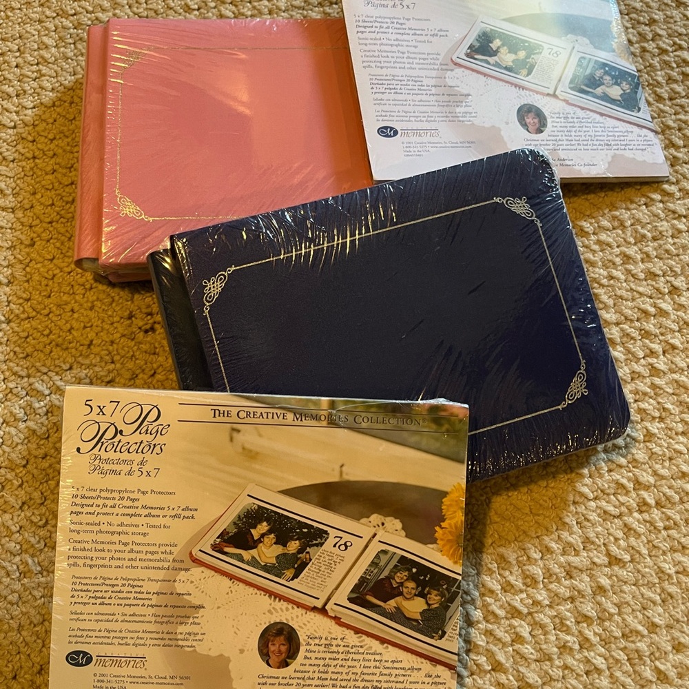 5x7 albums and page protectors